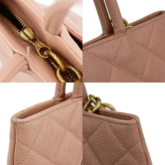 Chanel Cc Logo Medallion Shoulder Tote #127941C16B - Picture 9 of 15